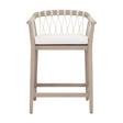 Modern European furniture - White Rope Outdoor Counter Stool - www.oroa.com
