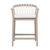 Modern European furniture - White Rope Outdoor Counter Stool - www.oroa.com