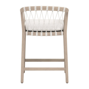   White Rope Outdoor Counter Stool | Oroa.com