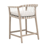 Modern European furniture - White Rope Outdoor Counter Stool - www.oroa.com
