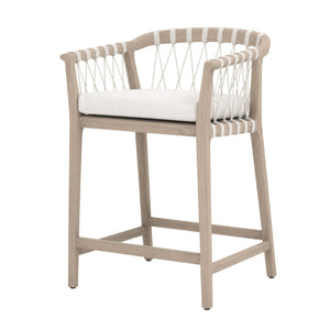   White Rope Outdoor Counter Stool | Oroa.com