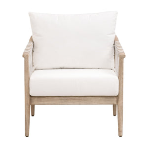   White Cushioned Club Chair | Oroa.com