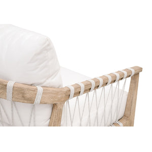   White Cushioned Club Chair | Oroa.com