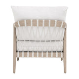 Modern European furniture - White Cushioned Outdoor Club Chair - www.oroa.com