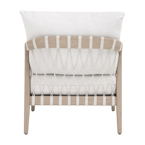   White Cushioned Outdoor Club Chair | Oroa.com