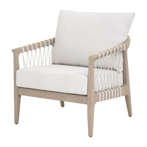   White Cushioned Outdoor Club Chair | Oroa.com