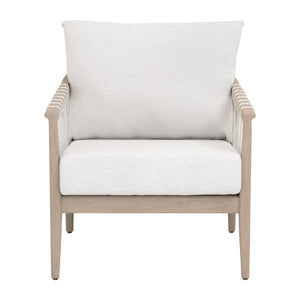   White Cushioned Outdoor Club Chair | Oroa.com