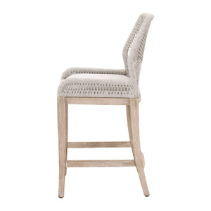   Woven Flat Rope Counter Stool | Oroa.com