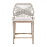 Modern European furniture - Woven Flat Rope Counter Stool - www.oroa.com