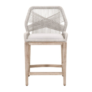   Woven Flat Rope Counter Stool | Oroa.com