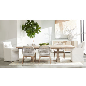   Woven Flat Rope Dining Chairs (2) | Oroa.com