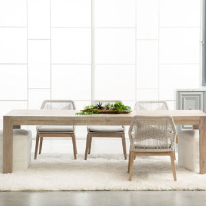   Woven Flat Rope Dining Chairs (2) | Oroa.com