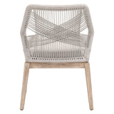 Modern European furniture - Woven Flat Rope Dining Chairs (2) - www.oroa.com