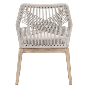   Woven Flat Rope Dining Chairs (2) | Oroa.com