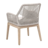 Modern European furniture - Woven Flat Rope Accent Armchairs (2) - www.oroa.com