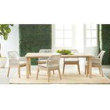 Modern European furniture - Taupe Flat Rope Outdoor Armchairs (2) - www.oroa.com