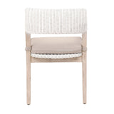 Modern European furniture - White Rattan Dining Armchair - www.oroa.com