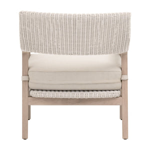   White Rattan Outdoor Club Chair | Oroa.com