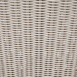 Modern European furniture - White Rattan Outdoor Club Chair - www.oroa.com