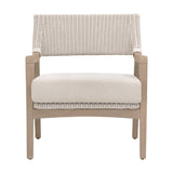 Modern European furniture - White Rattan Outdoor Club Chair - www.oroa.com