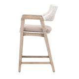 Modern European furniture - White Rattan Counter Stool - www.oroa.com