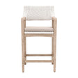 Modern European furniture - White Rattan Counter Stool - www.oroa.com