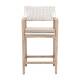 Modern European furniture - White Rattan Counter Stool - www.oroa.com