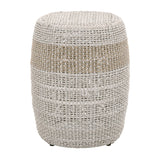 Modern European furniture - Taupe & White Rope Accent Table - www.oroa.com