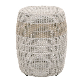 Modern European furniture - Taupe & White Rope Accent Table - www.oroa.com
