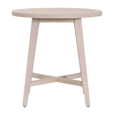 Outdoor Teak Round Counter Table | Living Essentials Carmel