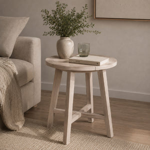   Outdoor Teak Round Counter Table | Oroa.com