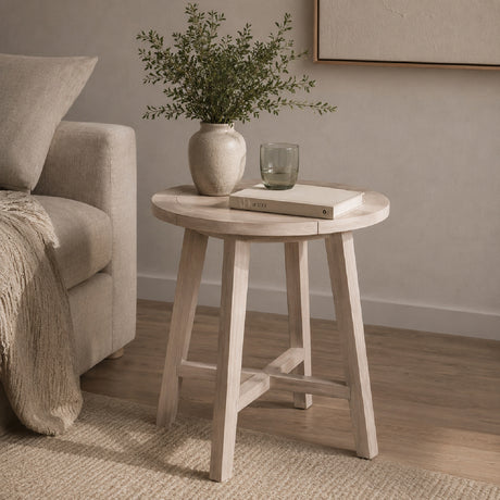   Outdoor Teak Round Counter Table | Oroa.com