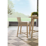 Outdoor Teak Round Counter Table | Living Essentials Carmel