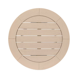   Round Teak Outdoor Dining Table | Oroa.com
