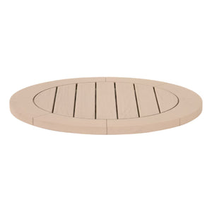   Round Teak Outdoor Dining Table | Oroa.com