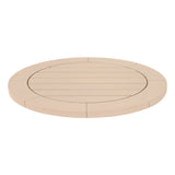 Round Teak Outdoor Dining Table | Living Essentials Boca