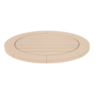   Round Teak Outdoor Dining Table | Oroa.com