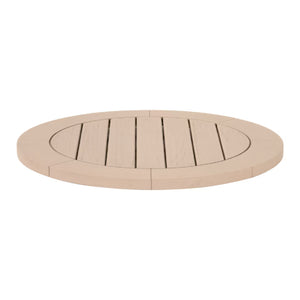   Round Teak Outdoor Dining Table | Oroa.com