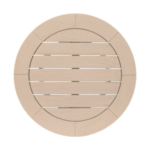   Round Teak Outdoor Dining Table | Oroa.com
