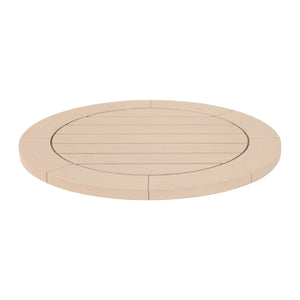   Round Teak Outdoor Dining Table | Oroa.com