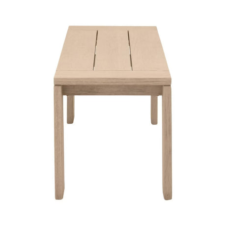 Teak Scandinavian Outdoor Bench | Living Essentials Sur