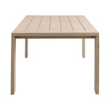 Teak Rectangular Outdoor Dining Table | Living Essentials Big Sur