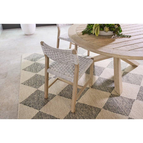 White Rope Indoor/Outdoor Dining Chairs (2) | Living Essentials Kitts
