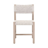 White Rope Indoor/Outdoor Dining Chairs (2) | Living Essentials Kitts