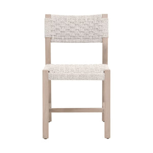   White Rope Indoor/Outdoor Dining Chairs (2) | Oroa.com