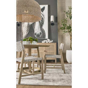   White Rope Indoor/Outdoor Dining Chairs (2) | Oroa.com