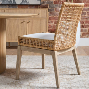   Natural Rattan Dining Chairs (2) | Oroa.com