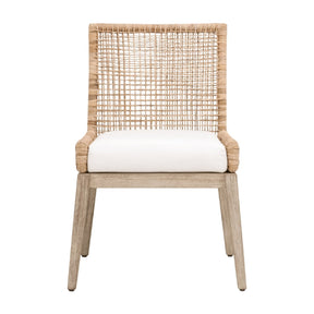 Modern European furniture - Natural Rattan Dining Chairs (2) - www.oroa.com