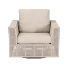Flat Rope Outdoor Swivel Chair | Living Essentials Tropez
