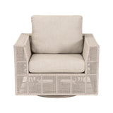 Flat Rope Outdoor Swivel Chair | Living Essentials Tropez